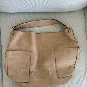 Tan purse or satchel